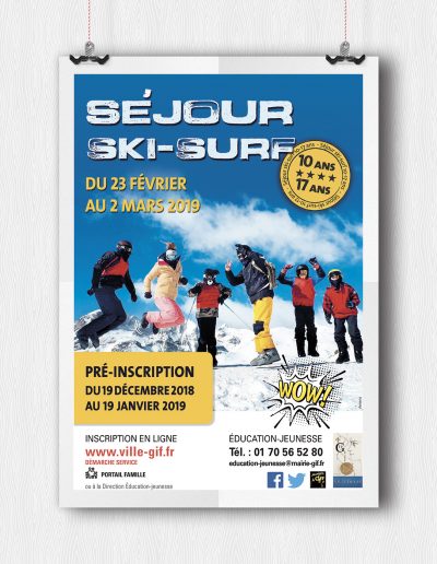 Séjour ski-surf 2018