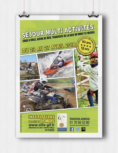 Séjour multi-activités printemps 2018.